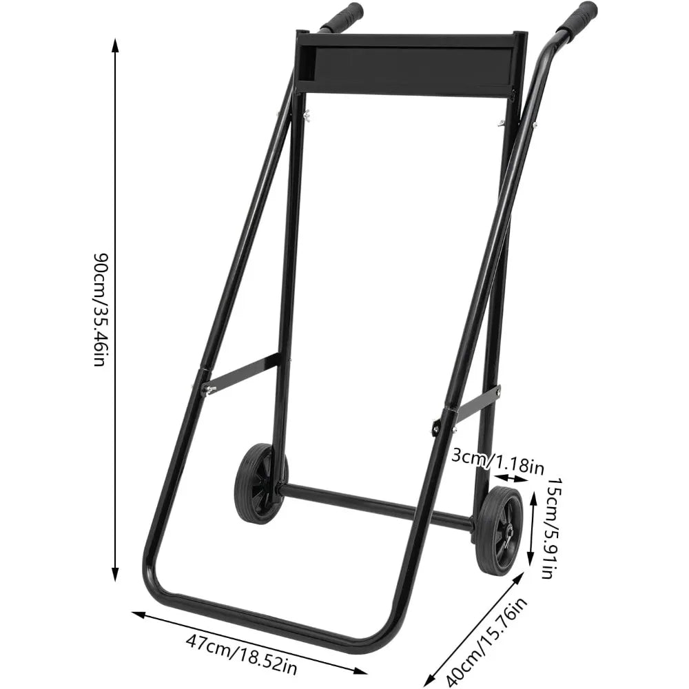 Outboard Motor Engine Trolley Stand Foldable Trolley Engine Stand Boat Outboard Motor Cart Heavy Duty Carrier Cart for Motors