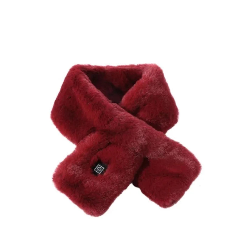 Winter Heating Scarf for Women Men USB Heating Scarf Temperature Electric Heating Scarf for Winter Outdoor Camping Hiking Skiing