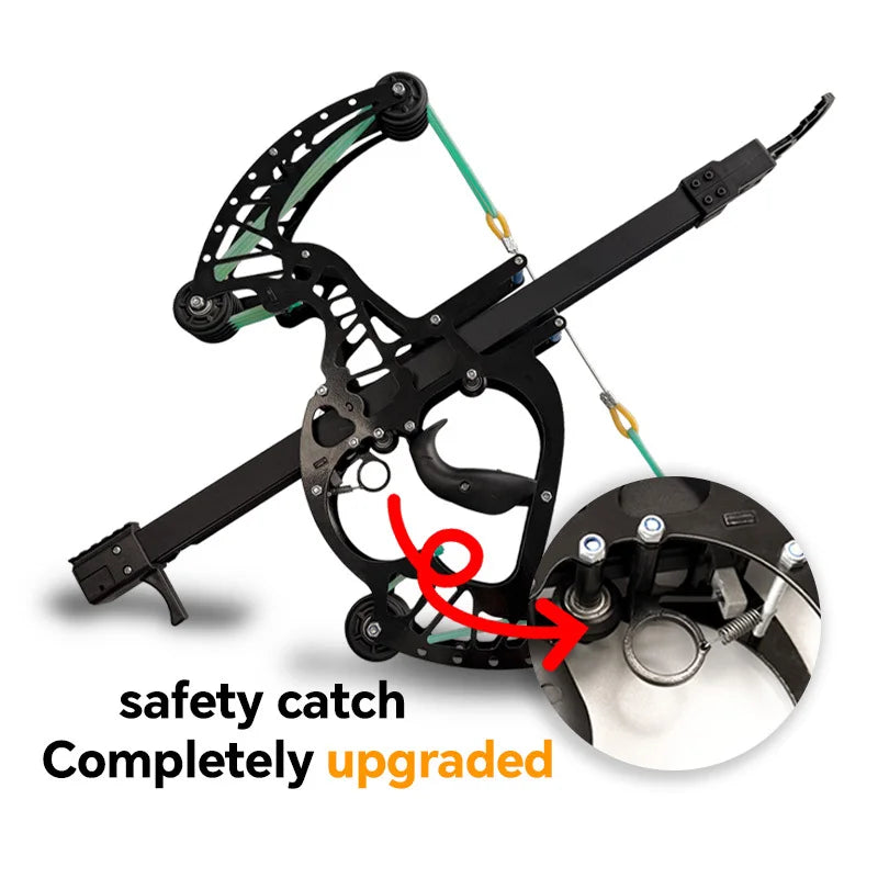 Upgraded third-generation Veyron all-metal composite bow, with a 50-shot capacity, suitable for practice and hunting