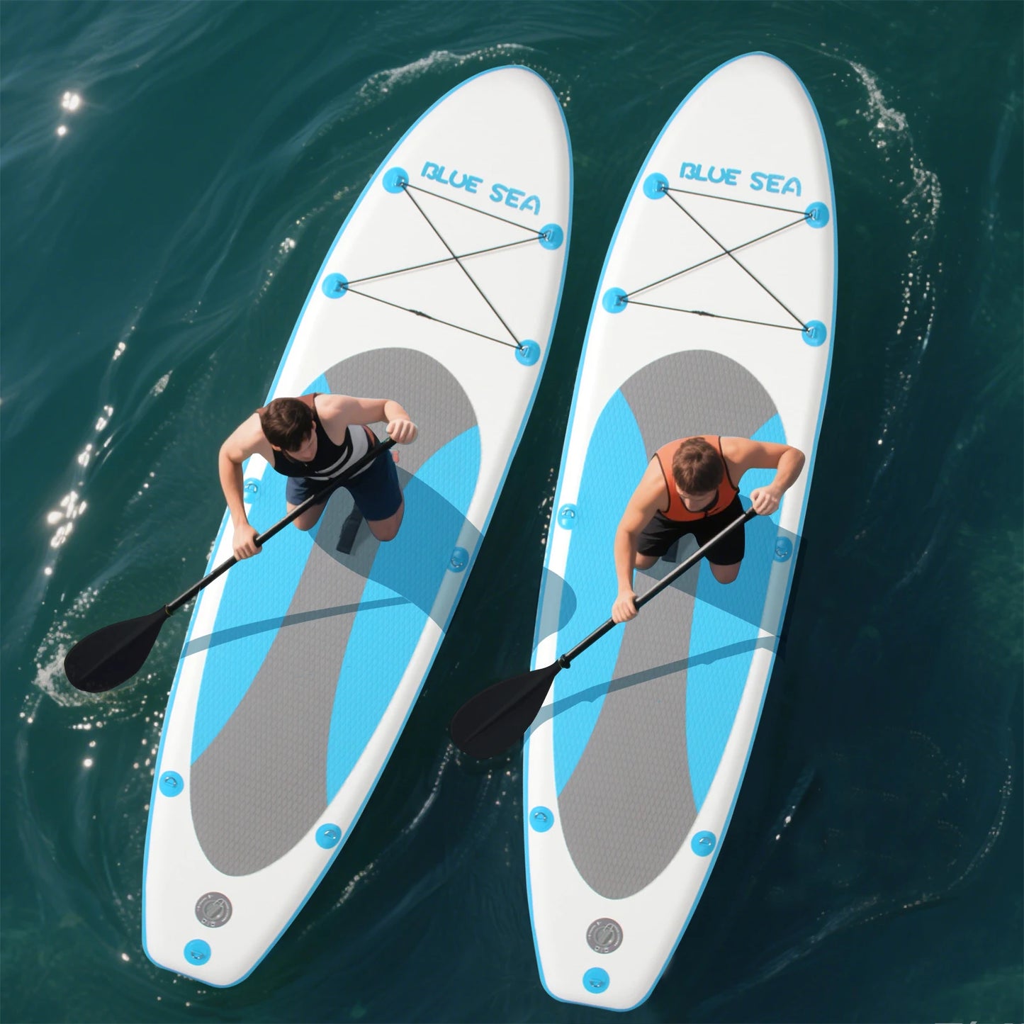 CADALENE Inflatable Stand Up Paddle Board,Versatile Yoga Paddle Board,  with Premium Accessories, for Adults of All Skill Levels