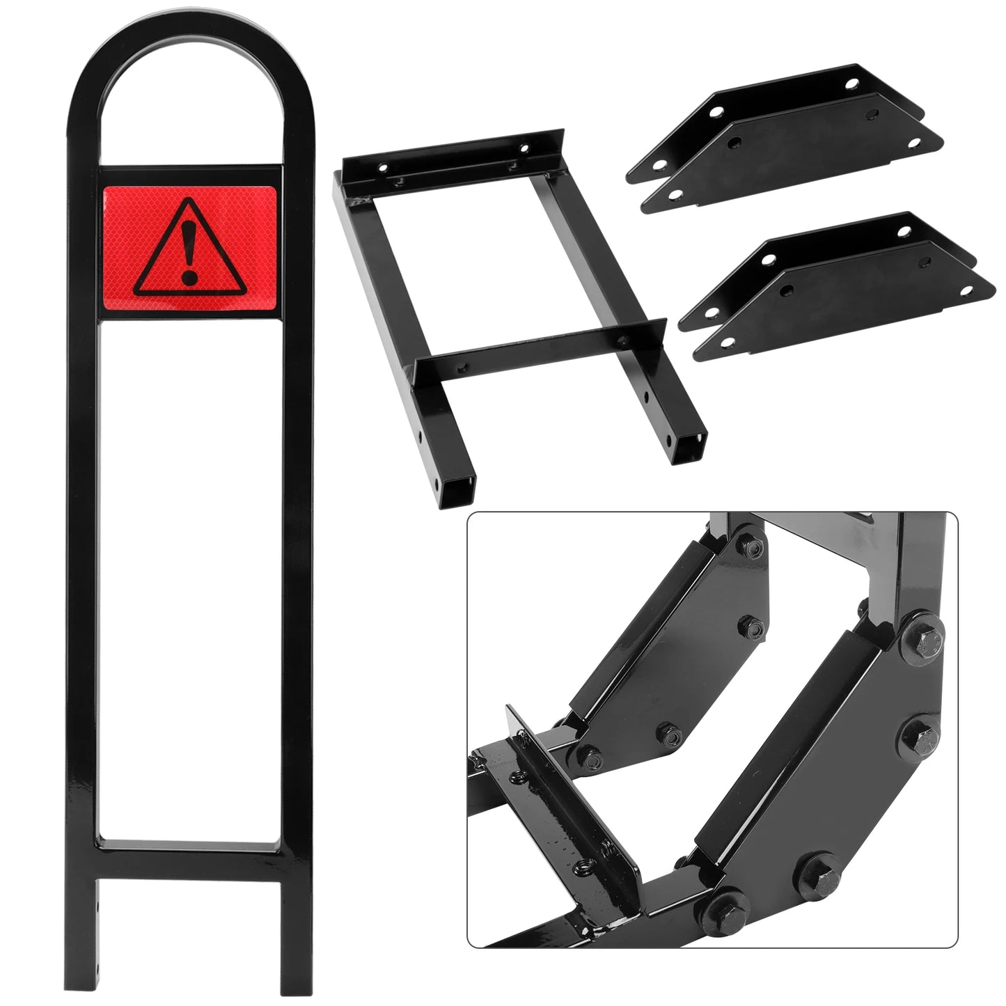 Roykaw Golf Cart No-Drilling Rear Seat Safety Grab Bar Fit for EZGO, Club Car, Yamaha, Golf Handrail Bar for Rear Seat Passenger